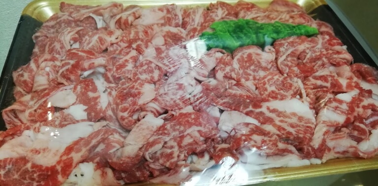 福岡県新宮町のしゃぶしゃぶ肉